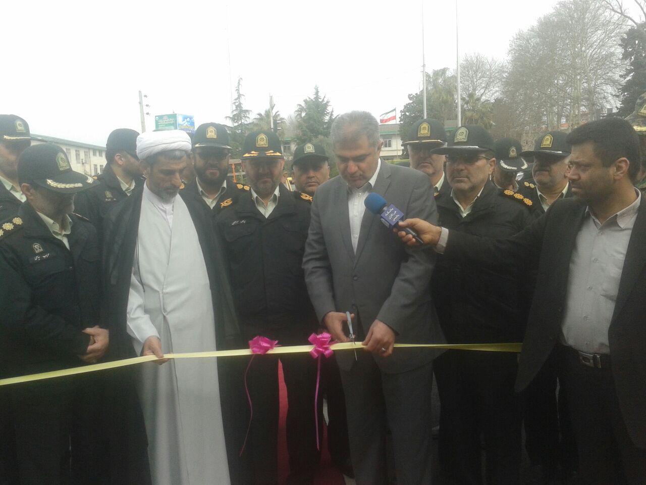 قرارگاه نوروزی پلیس در ساری افتتاح شد