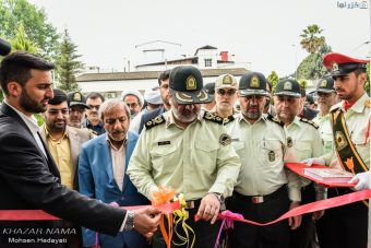 افتتاح مرکز تجمیع خطوط ۱۱۰ فرماندهی انتظامی مازندران به روش تصویر