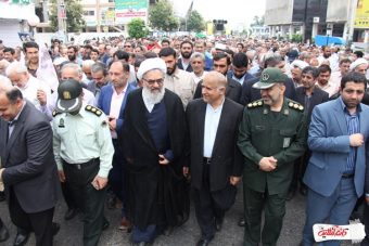 راهپیمایی روز جهانی قدس در قائم شهر به روش تصویر