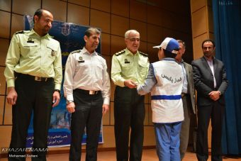 گردهمایی همیاران پلیس و فرهنگ یاران ترافیک در ساری به روش تصویر