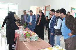 جشنواره غذا و صنایع دستی در مدرسه استثنایی ساری
