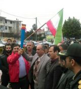 مشعل انقلاب در شهرستان سیمرغ به دست فرماندار روشن شد