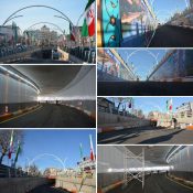 افتتاح نخستین تونل شهری در مازندران