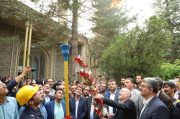 با حضور معاون وزیر و مدیرعامل شرکت ملی گاز ایران ؛مشعل گاز در شهر آلاشت روشن شد