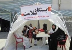 رئیس دانشگاه علوم پزشکی مازندران: چادرهای سلامت در مبادی ورودی مازندران نصب شد